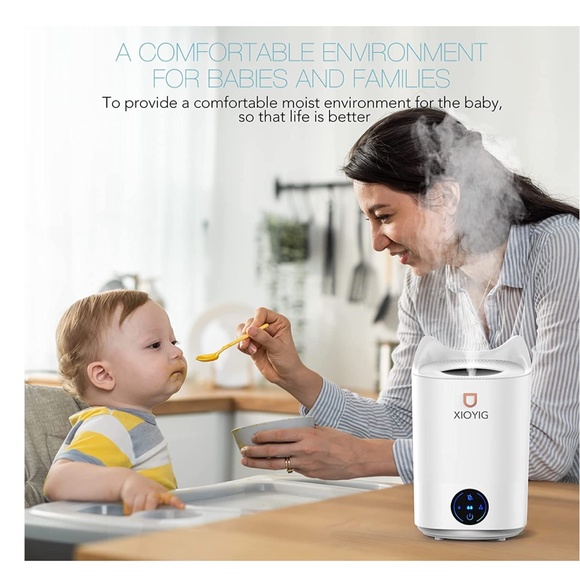 NEW Ultrasonic Humidifier Auto-Shut Off, 4.1L Large Capacity Super Quiet - Picture 6 of 7